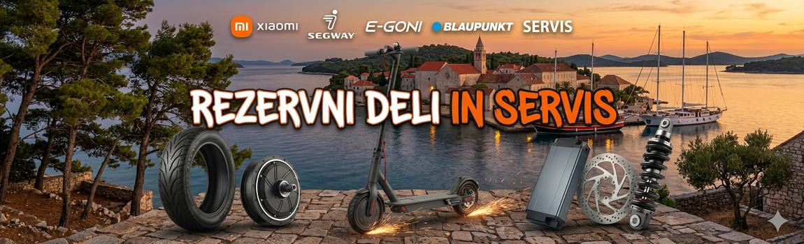 Servis in rezerni deli za eskiroje I Delectric