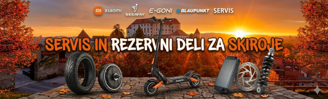 Servis in rezerni deli za eskiroje I Delectric